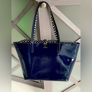 Ralph Lauren Navy patent bag